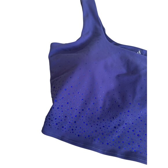 SKECHERS Shine Jeweled Purple Bra Size 2XL NEW NWT - Picture 7 of 8